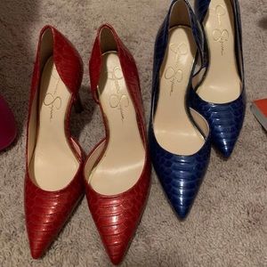 Jessica Simpson Claudette heels 8.5